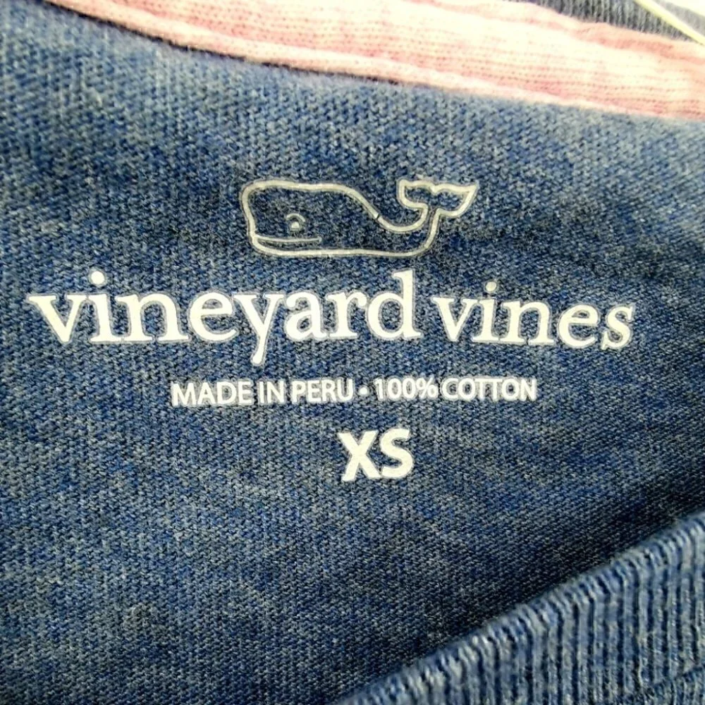 Vineyard Vines Women's XS Cotton Pink Whale Top - Picture 9 of 11